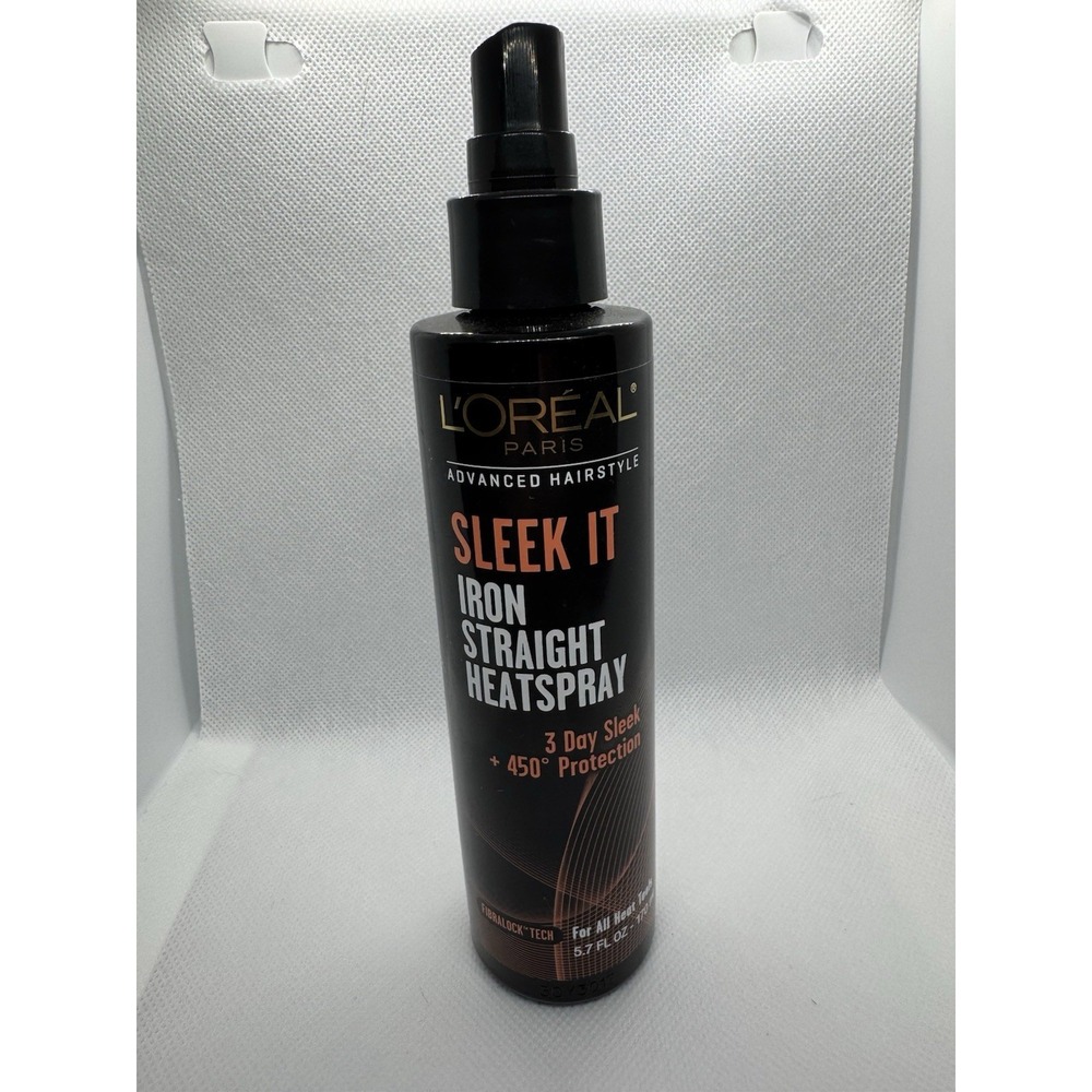 L'Oréal Paris Advanced Hairstyle Sleek It Iron Straight Heat Spray 5.7 Ounce